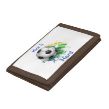 Kick It Hard Soccer Ball Wallet