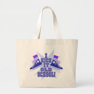 Kick it Old School Large Tote Bag