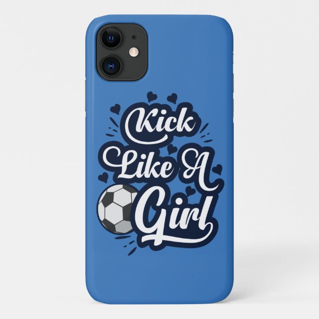 Kick Like A Girl Case-Mate iPhone Case (Back)