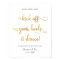 "Kick off your heels and dance" gold Wedding Sign