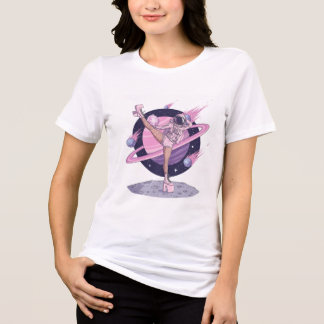 Kick off your summer in style with this glittery a Tri-Blend shirt