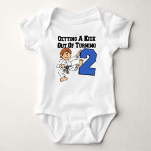 Kick Out Of Turning Two Baby Bodysuit