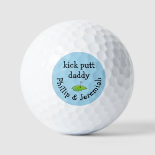 Kick Putt Daddy Family Names Golf Balls