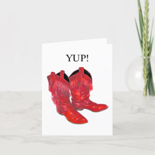Kick up your heels birthday card