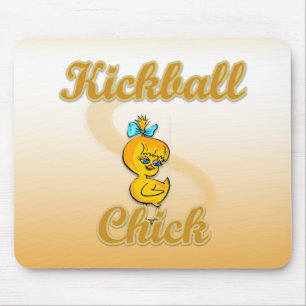 Kickball Chick Mouse Pad