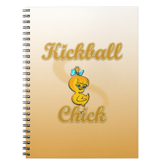 Kickball Chick Notebook (Front)
