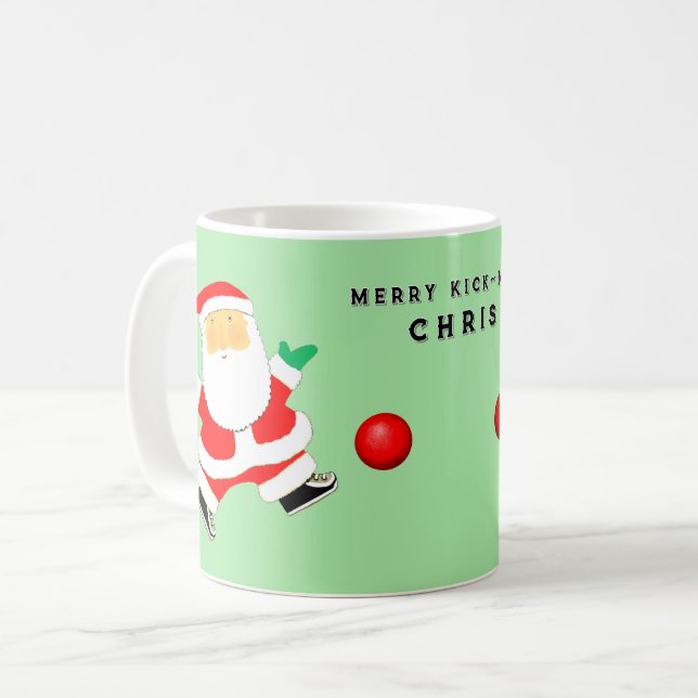 Kickball Christmas Collectable Coffee Mug (Front Left)