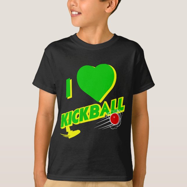 kickball, green T-Shirt (Front)