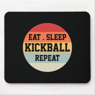 Kickball Player Retro Funny Gift Mouse Pad