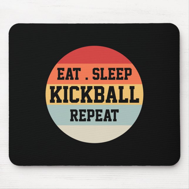 Kickball Player Retro Funny Gift  Mouse Pad (Front)