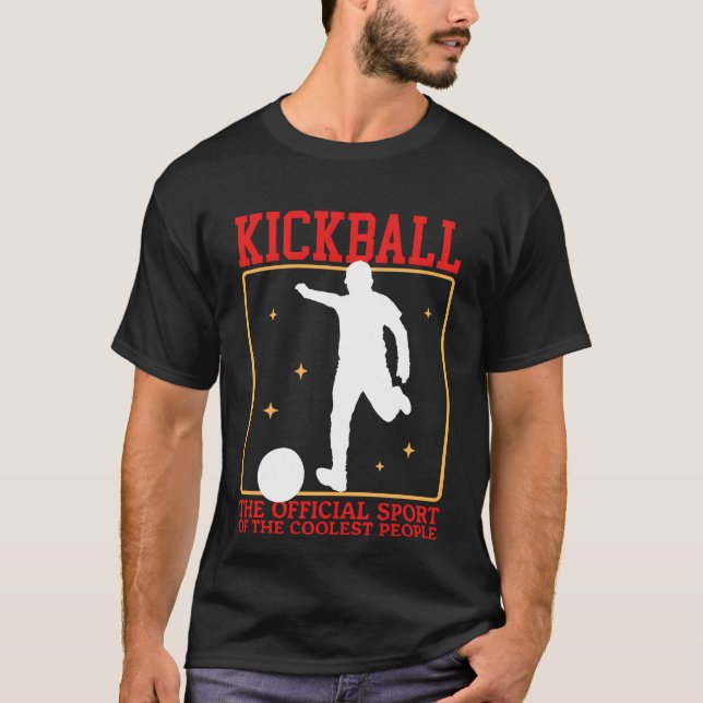 Kickball Sport Ofhe Coolest Kickballer boy T-Shirt (Front)