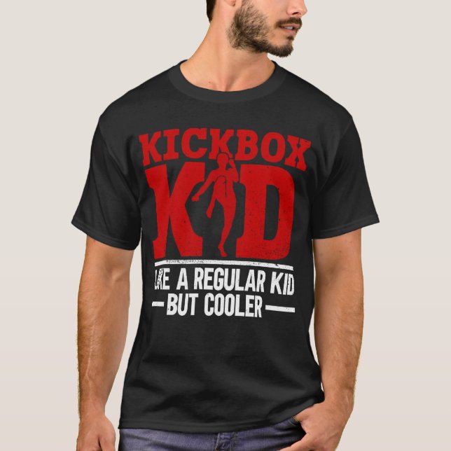 Kickbox Kid - Like A Regular Kid But Cooler - T-Shirt (Front)