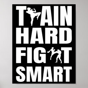 Kickboxer Kickboxing Muay Thai Thai Boxing Mma Fig Poster