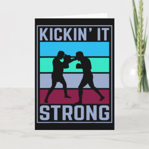 Kickboxer Martial Arts Kickboxing _1 Card