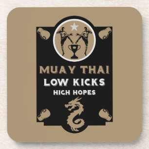 Kickboxer Muay Thai Sport Coaster