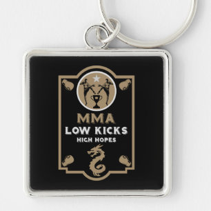 Kickboxer Muay Thai Sport Key Ring