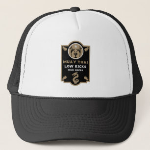 Kickboxer Muay Thai Sport Trucker Hat