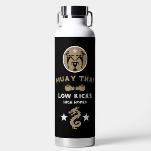 Kickboxer Muay Thai Sport Water Bottle