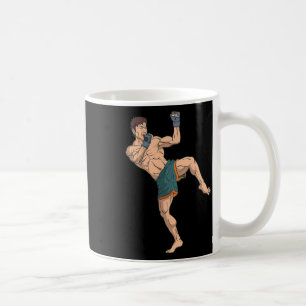 Kickboxer Prepares To Strike  Coffee Mug