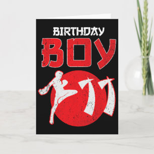 Kickboxing 11 Years Old Birthday Mma Martial Arts  Card