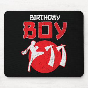 Kickboxing 11 Years Old Birthday Mma Martial Arts Mouse Pad