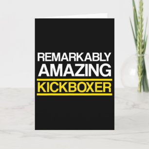 Kickboxing Amazing Kick Boxing Workout Card
