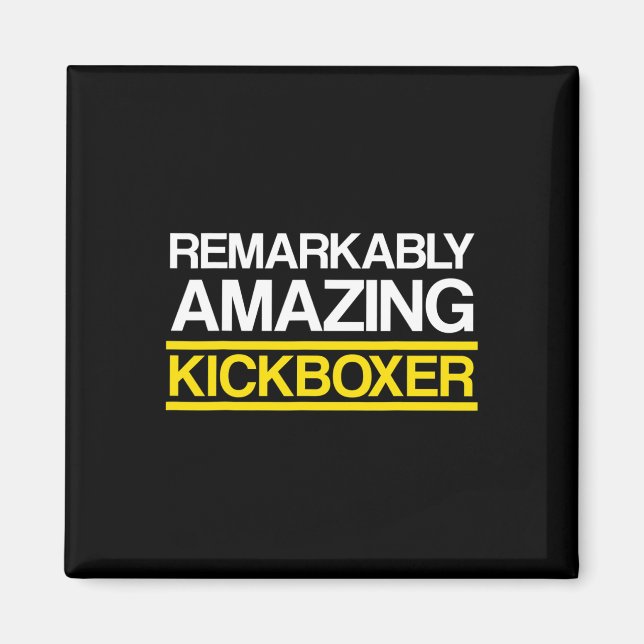 Kickboxing Amazing Kick Boxing Workout  Magnet (Front)