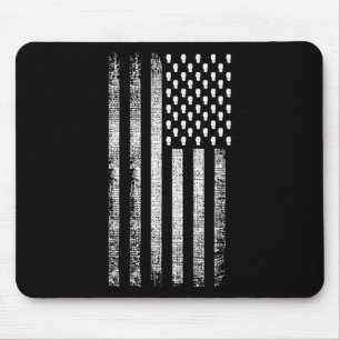 Kickboxing American Flag Mouse Pad