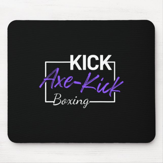 Kickboxing Axe Kick  Mouse Pad (Front)
