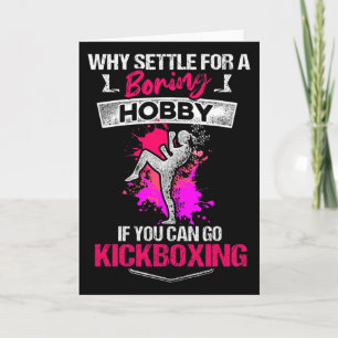 Kickboxing Boring Kick Boxing Workout  Card