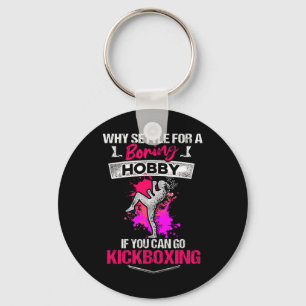 Kickboxing Boring Kick Boxing Workout Key Ring