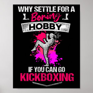 Kickboxing Boring Kick Boxing Workout  Poster