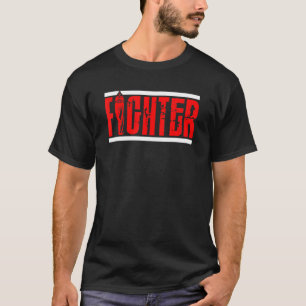 Kickboxing Boxer Kixkboxer Fighter Training Coach  T-Shirt