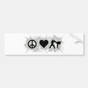 Kickboxing Bumper Sticker