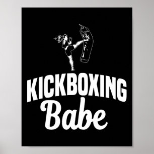Kickboxing Bybe Kickboxer Karate Boxing Mma Fighte Poster