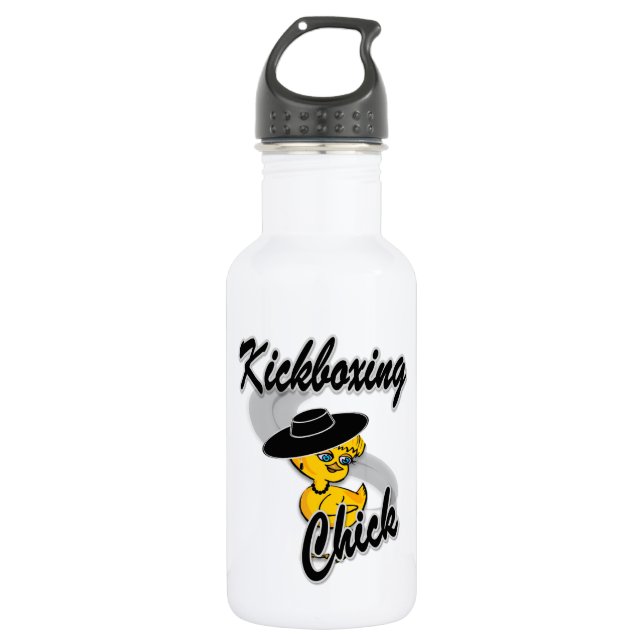 Kickboxing Chick #4 532 Ml Water Bottle (Front)