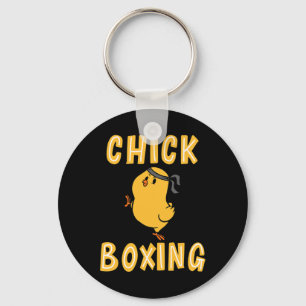 Kickboxing Chickboxing Kick Boxing Workout Key Ring