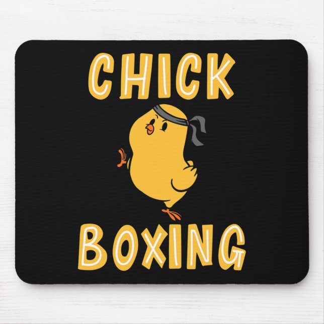 Kickboxing Chickboxing Kick Boxing Workout  Mouse Pad (Front)