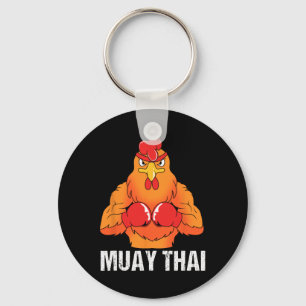 Kickboxing Coach Thailand Rooster Muay Thai Key Ring