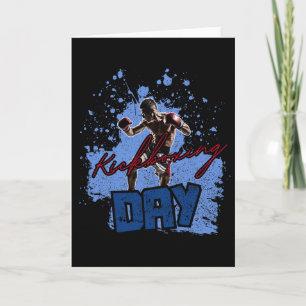 Kickboxing Day Card