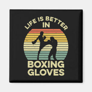 Kickboxing Design For A Muay Thai Fighter Magnet