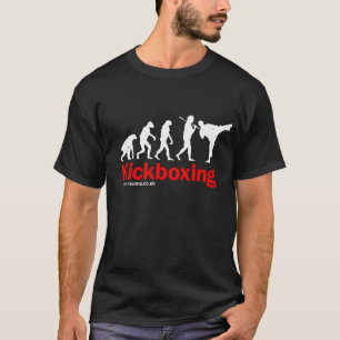 Kickboxing design on Black T-Shirt