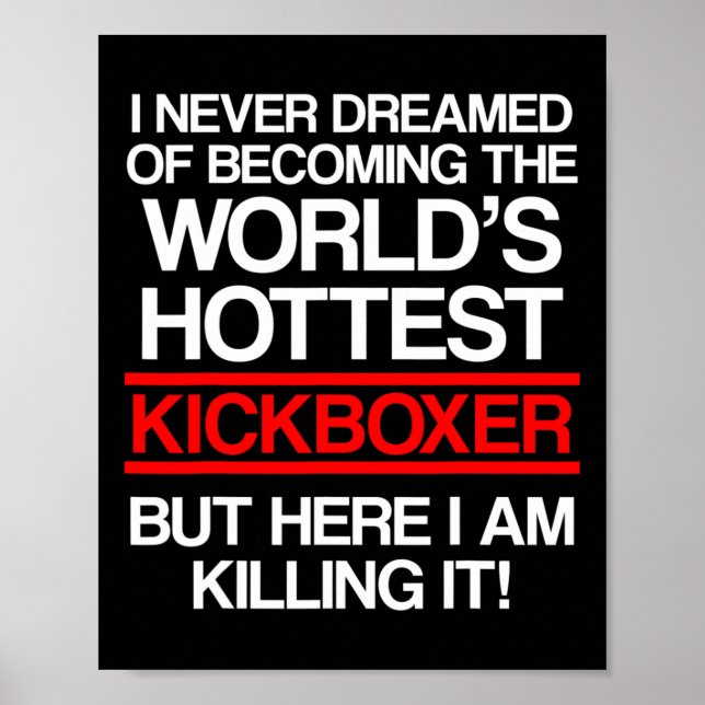 Kickboxing Dreamed Kick Boxing Workout  Poster (Front)