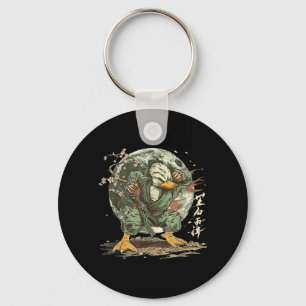 Kickboxing Duck Taekwondo Martial Arts Moon Duck Key Ring