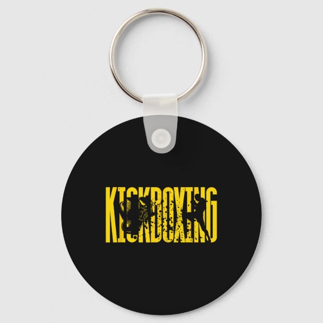 Kickboxing Fighting Technique  Key Ring (Front)