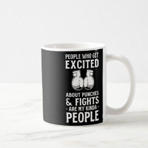Kickboxing Fights Kickboxing Fan Professional Kick Coffee Mug