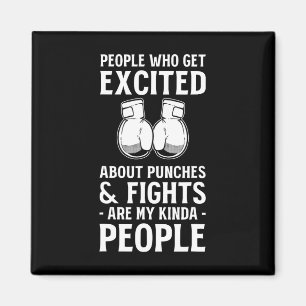 Kickboxing Fights Kickboxing Fan Professional Kick Magnet