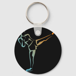 Kickboxing For Athletic Sparring Mixed Martial Art Key Ring
