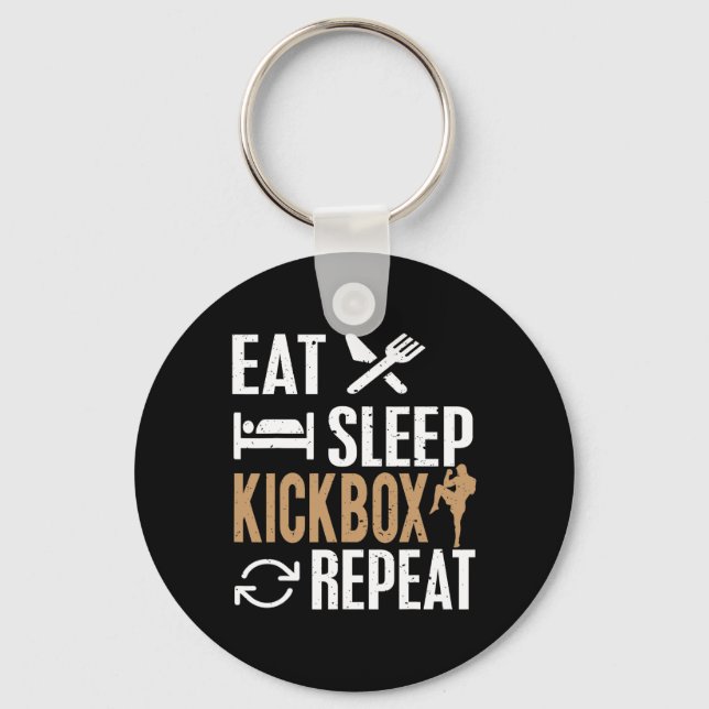 Kickboxing For Kickboxer  Key Ring (Front)