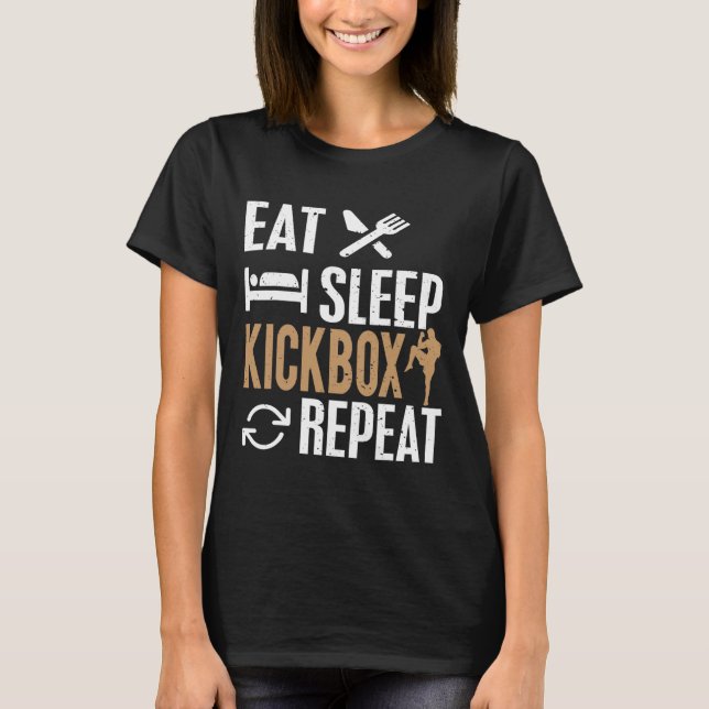 Kickboxing For Kickboxer  T-Shirt (Front)